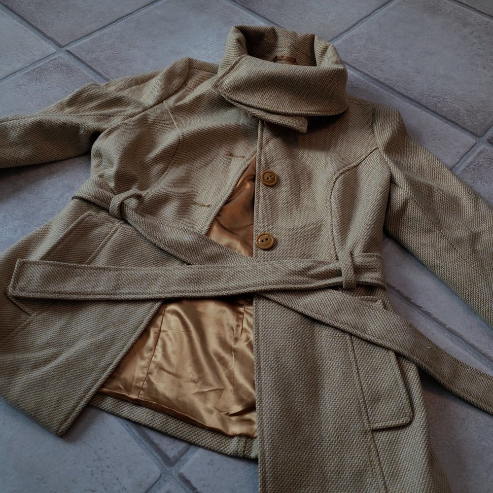 Ladies "Tulle" [Golden] Fall Peacoat